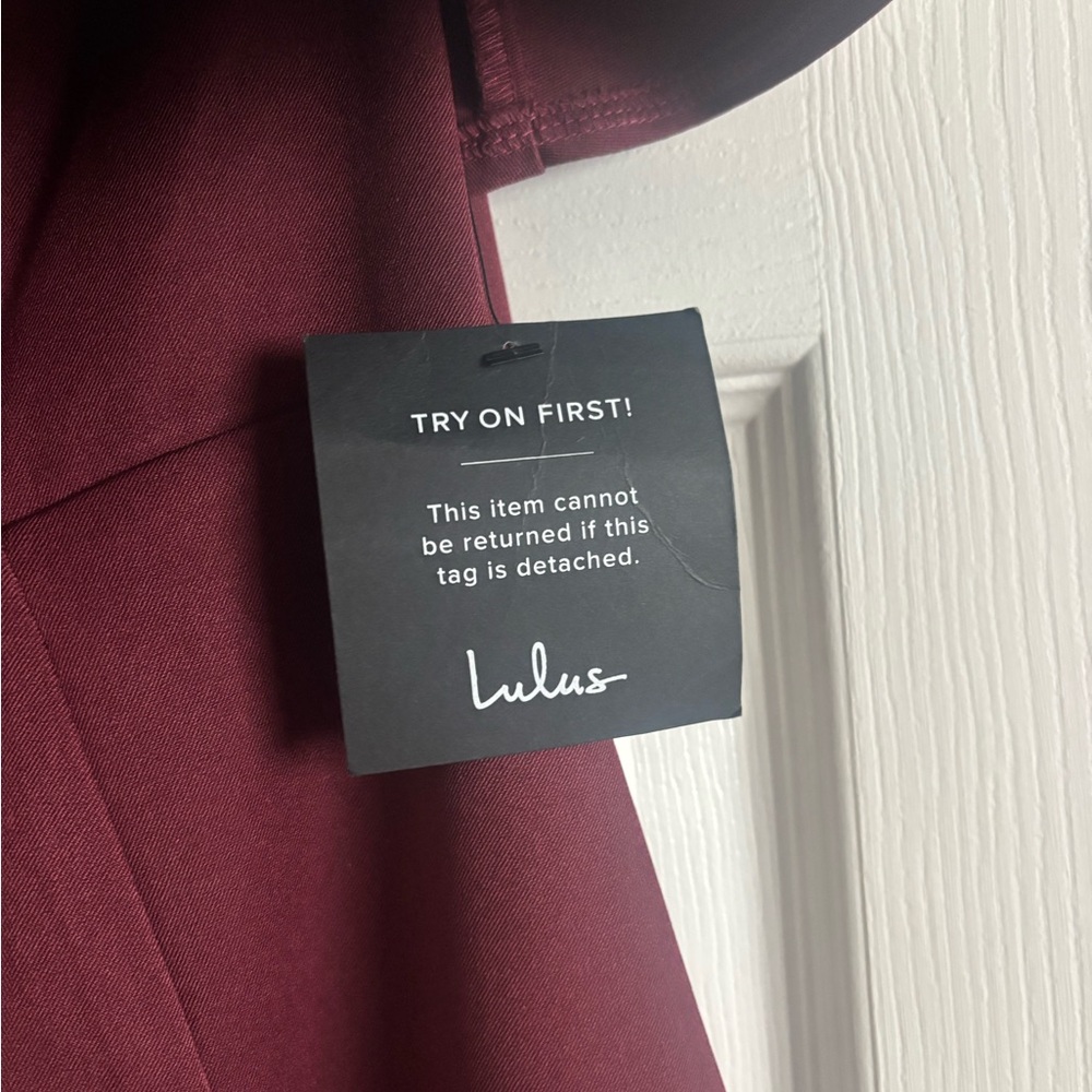 Lulu's Burgundy Mini Dress